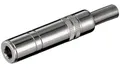 Produktbild: Złącze jack - 6,35 mm - stereo - Połączenie typu Gniazdo jack 6,35 mm (3-pinowe,