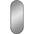 Produktbild: vidaXL Wandspiegel Schwarz 50x20 cm Oval 348203