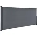 Produktbild: Juskys Seitenmarkise Dubai 500 x 160 cm Dunkelgrau