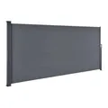 Produktbild: Seitenmarkise Sichtschutz Garten Blickschutz 500x160 cm Dunkelgrau B-WARE