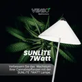 Produktbild: Parus by Venso SUNLiTE 7W LED Vollspektrum Pflanzenlampe Grün, Indoor Plants Pflanzen Beleuchtung, mit ausziehbarem Teleskopstab, Parus Pflanzenlampe für kleine und mittelgroße Zimmerpflanzen