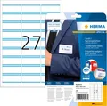 Produktbild: HERMA 4513 Namensetiketten ablösbar, 20 Blatt, 63,5 x 29,6 mm, 27 pro A4 Bogen,