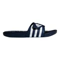Produktbild: adidas Herren Damen Badeschuhe Poolsandalen Adissage, Farbe:Dunkelblau, Artikel:-Dark Blue/White, Schuhgröße:EUR 48.5