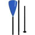 Produktbild: 24MOVE® Paddel Einzelpaddel Stechpaddel für SUP Stand Up Board, Kajak, Leicht aus Aluminium 210cm, verstellbar blau