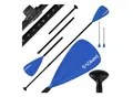 Produktbild: 24MOVE® Paddel Einzelpaddel Stechpaddel für SUP Stand Up Board, Kajak, Leicht aus Aluminium 210cm, verstellbar blau