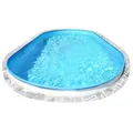 Produktbild: Planet Pool Stahlwandpool oval Exklusiv 800x420x120 cm, Stahl 0,6 mm weiß, Folie 0,6 mm blau, Einhängebiese