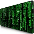Produktbild: Gaming Mauspad XXL Grün - Großes Mousepad 900x400 mm - rutschfeste Schreibtis...