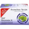 Produktbild: H&S Rheumatee N zur unterstützenden Behandlung rheumatischer Beschwerden, 20 St. Filterbeutel