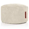 Produktbild: Green Bean Pouf-Kissen 45x25cm mit EPS-Perlen Füllung & Cordstoff Bodenkissen Liegekissen Sitzkissen Sitzhocker Sessel Kinder Erwachsene Stoff Hocker Ablage Beige