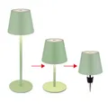 Produktbild: GLOBO LIGHTING LED Tischleuchte, LED-Leuchtmittel fest verbaut, Kaltweiß, Warmweiß, Neutralweiß, Tageslichtweiß, Farbwechsel, Außenleuchte Tischlampe Flaschenaufsatz LED grün CCT Akku Touchdimmer
