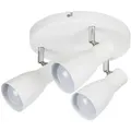 Produktbild: Rabalux 6028 Deckenstrahler 3 Spots Ebony, E27, weiß, rund, Minimal, ø215mm - Weiß