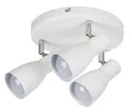 Produktbild: Rabalux 6028 Deckenstrahler 3 Spots Ebony, E27, weiß, rund, Minimal, ø215mm