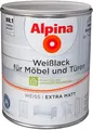 Produktbild: 750ml ALPINA Weißlack f. Möbel &Türen extra matt