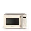 Produktbild: CREATE/MICROWAVE STUDIO/Mikrowelle mit Grillfunktion und Backofen Cremeweiß/Fassungsvermögen 23L, Drehteller Ø28,5mm, 10 Leistungsstufen, 8 Automatikprogramme, 3 Grillmodi, LED-Display, 1000W