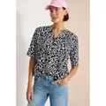 Produktbild: CECIL Druckbluse Sommerbluse mit Leo-Muster blau L (42)