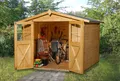 Produktbild: Gerätehaus Satteldach 19 mm 316 lasiert 254x250 cm Weka
