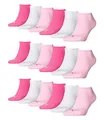 Produktbild: PUMA 18 Paar Sneaker Invisible Socken Gr. 35-49 Unisex für Damen Herren Füßlinge, Farbe:422 - pink lady, Socken & Strümpfe:39-42