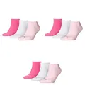Produktbild: PUMA 9 Paar Sneaker Invisible Socken Gr. 35-49 Unisex für Damen Herren Füßlinge, Farbe:422 - pink lady, Socken & Strümpfe:39-42