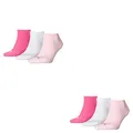 Produktbild: PUMA 6 Paar Sneaker Invisible Socken Gr. 35-49 Unisex für Damen Herren Füßlinge, Farbe:422 - pink lady, Socken & Strümpfe:39-42