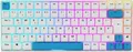 Produktbild: Sharkoon SKILLER SGK50 S3 PBT (weiß/hellblau, DE-Layout,