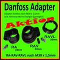 Produktbild: ⭐️Ab 1,20€⭐ Adapter Danfoss auf M30x1,5mm Thermostat RAVL 26mm RAV 34mm RA 23mm