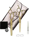 Produktbild: Olivia Garden SilkCut PRO Matt Gold 2er Set