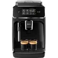 Produktbild: PHILIPS EP2225/10 Serie 2200 2 Kaffeespezialitäten Kaffeevollautomat Mattschwarz/Klavierlackschwarz