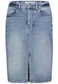 Produktbild: SUBLEVEL Jeansrock Damen Maxi Midi Mini Rock langer Schnitt Denim Stretch