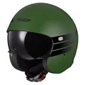 Produktbild: LS2 Helm Spitfire II Retro OF599 mat groen maat S | | Jethelme | Ratsche | Kunststoff | geeignet für