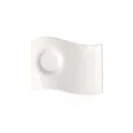 Produktbild: Villeroy und Boch NewWave Caffè Kleiner Unterteller Partyplate, 17 x 13 cm, Premium Porzellan, Weiß