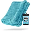 Produktbild: Nuke Guys Microfaser Auto Trockentuch - Gamma Dryer S bis XXL Mikrofasertuch (Microfaser, 40x60 cm, 1-tlg., Gamma Dryer L - Blau - 40x60cm 1400GSM) blau 40 cm x 60 cm