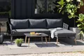 Produktbild: riess-ambiente Outdoor Gartenlounge IPANEMA 240cm anthrazit Aluminium Teakholz wetterfest Loungemöbel Gartenmöbel
