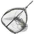 Produktbild: Westin W3 CR Landing Net L Kescher für Hecht, Zander, Barsch, Forellen, Karpfen, Unterfangkescher, Bootskescher, Angelkescher fürs Ufer & Angelboot, Fischkescher mit beschichtetem Netz