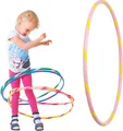 Produktbild: Bunter Kinder Hula Hoop für kleine Profis, Ø70cm, Rosa-Gelb