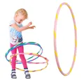 Produktbild: Hoopomania Hula-Hoop-Reifen Bunter Kinder Hula Hoop für kleine Profis, Ø70cm, Rosa-Gelb