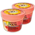 Produktbild: 2 er Pack Garnier Fructis Haarkur Ananas Hair Food 3in1 Maske Glanzloses Haar 2 x 400 ml