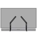 Produktbild: ECHOGEAR Soundbar-Montagehalterungen für Fernseher - Passen Sie Höhe und Tiefe an, um maximale Kompatibilität zwischen Fernseher und Soundbar zu erzielen