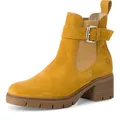 Produktbild: Tamaris Damen Chelsea Leder Blockabsatz bequem; YELLOW, EU 39