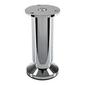 Produktbild: SOTECH Möbelfuß Terra Höhe 120 mm Chrom poliert Schrankbein höhenverstellbar bis max. 15 mm, belastbar bis 250 kg