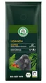 Produktbild: LEBENSBAUM Bio Uganda Kaffee ganze Bohne, Bio Röstkaffee aus 100% Arabica-Bohnen, mild-kräftig intensiver Geschmack, 250 g