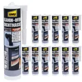 Produktbild: Kamin & Ofen Dichtmasse 12 x 530g bis 1250°C für Herd, Kamin, Ofen, Auspuff etc.