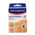 Produktbild: Beiersdorf AG Hansaplast Pflaster Universal, wasserfest, Atmungsaktives und wasserabweisendes Wundpflaster, 1 Packung = 20 Strips 45906