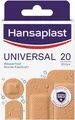 Produktbild: Hansaplast Universal Pflaster (20 Strips), schmutz- und wasserabweisende Wundpflaster, Pflaster Set mit starker Klebkraft & Bacteria Shield
