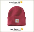 Produktbild: Original ! CARHARTT unisex Herren Damen Mütze A18 Rippstrick Beanie Indystry Red