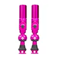 Produktbild: Muc-Off Big Bore Hybrid Tubeless Ventil, Pink 35 mm - Präzisionsgefertigte Staubschutzkappen mit Revolutionärer Airflow-Technologie - Fahrradventil Kappen für Tubeless MTB/Road/Gravel Bikes