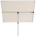 Produktbild: Doppler Sonnenschirm, Natur, Alu, Textil, 180x130 cm, 360° drehbar, höhenverstellbar, Knickgelenk, regenabweisend, wetterfest, Sonnen- & Sichtschutz, Sonnenschirme, Sonnenschirme rechteckig