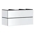 Produktbild: hansgrohe Waschtischunterschrank Xilesa E 2 SchKa. o. PushO., 1180x550mm, mattweiß