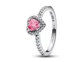 Produktbild: Pandora 198421C03-54 Ring - rosa Herz-Ring - Sterling Silber - Zirkonia Pink - Gr. 54