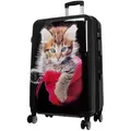 Produktbild: großer Reisekoffer Katze Größe L Trolley bunt 77cm - Bunt