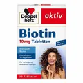 Produktbild: Doppelherz Biotin 10 mg Tabletten · 30 St · PZN 19289523 8179983